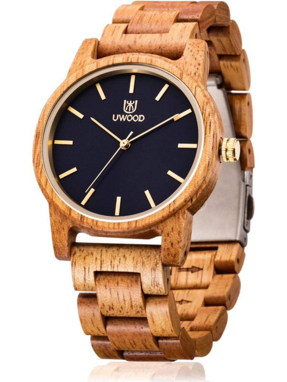Handmade Minimalist Wooden Watch for Men & Women - Lightweight Eco-Friendly